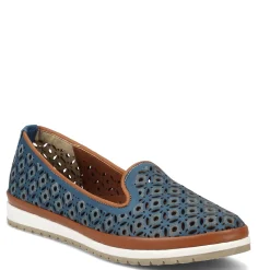 Spring Step Loafers|Women's , Tulisa Slip-On Blue