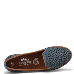 Spring Step Loafers|Women's , Tulisa Slip-On Blue