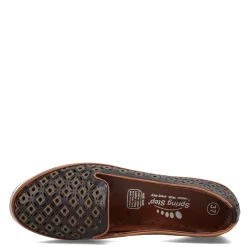 Spring Step Flats|Women's , Tulisa Slip-On Black