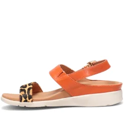 Strive Sandals|Women's , Lucia Sandal Orange / Leopard