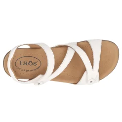 Taos Sandals|Women's , Big Time Sandal White