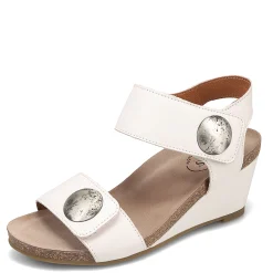 Taos Wedges|Women's , Carousel 3 Sandal White