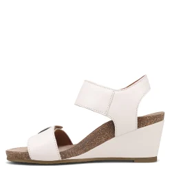 Taos Wedges|Women's , Carousel 3 Sandal White