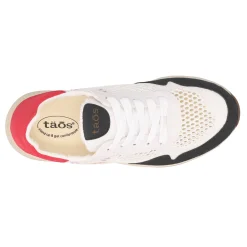 Taos Sneakers & Athletic|Women's , Direction Sneaker White/Red Multi