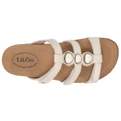 Taos Slip-On Shoes|Women's , Gemma Sandal Ivory
