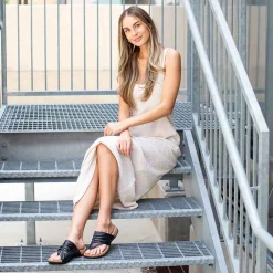 Taos Sandals|Women's , Gift 2 Sandal Black Smooth