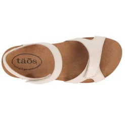 Taos Sandals|Women's , Locke Sandal Off White