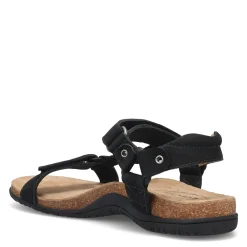 Taos Sandals|Women's , Mixer Sandal Black Nubuck
