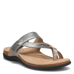 Taos Sandals|Women's , Perfect Sandal Grey Champagne Metallic
