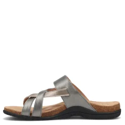 Taos Sandals|Women's , Perfect Sandal Grey Champagne Metallic