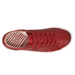 Taos Sneakers & Athletic|Women's , Plim Soul Lux Sneaker Red Leather