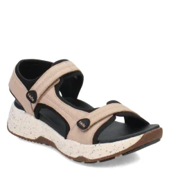 Taos Sandals|Women's , Super Side Sandal Natural Emboss