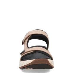 Taos Sandals|Women's , Super Side Sandal Natural Emboss