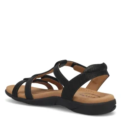 Taos Sandals|Women's , Trophy 2 Sandal Black Emboss