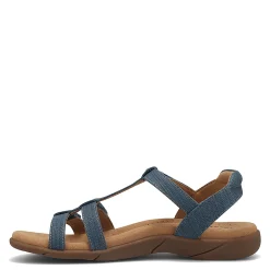 Taos Sandals|Women's , Trophy 2 Sandal Blue Emboss