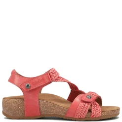 Taos Wedges|Women's , Trulie Sandal Coral