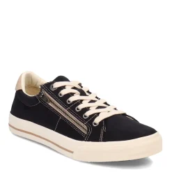 Taos Sneakers & Athletic|Women's , Z-Soul Sneaker Black/Tan Distressed