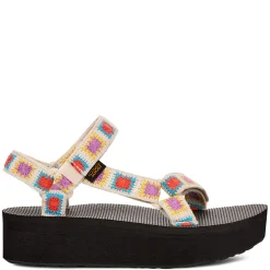 Teva Sandals|Women's , Flatform Universal Sandal Crochet Multi