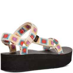 Teva Sandals|Women's , Flatform Universal Sandal Crochet Multi