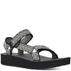 Teva Sandals|Women's , Midform Universal Sandal Boho White/ Black