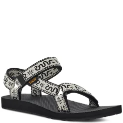 Teva Sandals|Women's , Original Universal Sandal Bandana White/Black