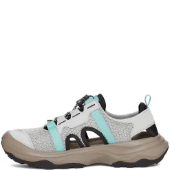 Teva Sandals|Women's , Outflow Closed Toe Sandal Grey Aqua Mix