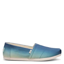 TOMS Loafers|Women's , Alpargata Eco Dye Slip-On Indigo Multi Gradient