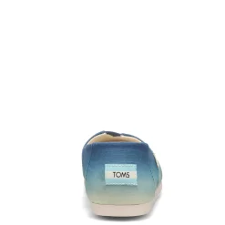 TOMS Loafers|Women's , Alpargata Eco Dye Slip-On Indigo Multi Gradient