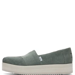 TOMS Sneakers & Athletic|Women's , Alpargata Midform Slip-On Bonsai Green