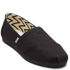 TOMS Slip-On Shoes|Women's , Alpargata Recycled Slip-On - Wide Width Black