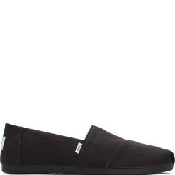 TOMS Slip-On Shoes|Women's , Alpargata Recycled Slip-On - Wide Width Black