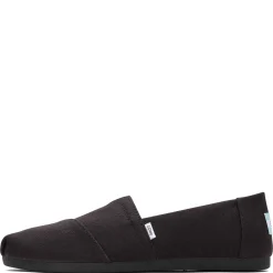 TOMS Slip-On Shoes|Women's , Alpargata Recycled Slip-On - Wide Width Black