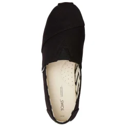 TOMS Slip-On Shoes|Women's , Alpargata Recycled Slip-On - Wide Width Black