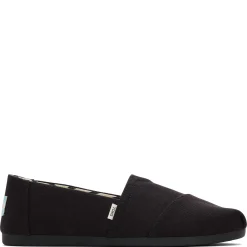TOMS Flats|Women's , Alpargata Recycled Slip-On Black/Black