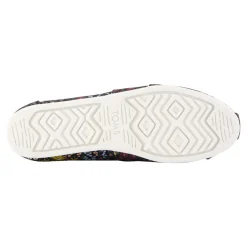 TOMS Flats|Women's , Alpargata Slip-On Black Floral