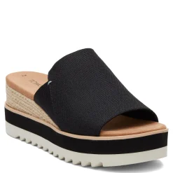 TOMS Wedges|Women's , Diana Mule Sandal Black