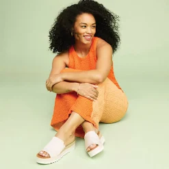 TOMS Wedges|Women's , Diana Mule Sandal Natural