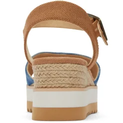 TOMS Wedges|Women's , Diana Sandal Blue