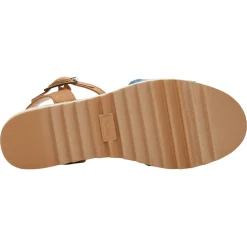 TOMS Wedges|Women's , Diana Sandal Blue