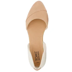TOMS Flats|Women's , Jutti Dorsay Flat Natural