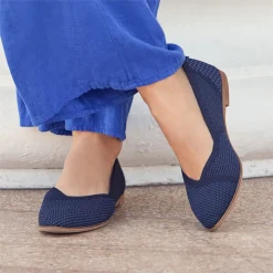 TOMS Flats|Women's , Jutti Neat Flat Navy