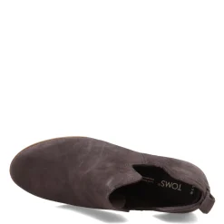 TOMS Wedges|Women's , Kallie Boot Pavement Grey Suede