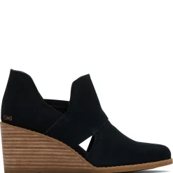 TOMS Boots|Women's , Kallie Cutout Boot Black Suede