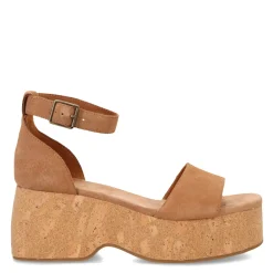TOMS Wedges|Women's , Laila Sandal Tan