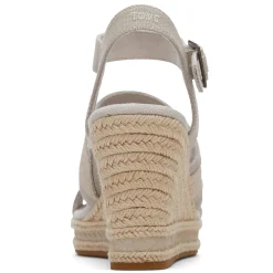 TOMS Sandals|Women's , Madelyn Sandal Pebble Grey Canvas