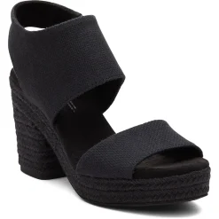 TOMS Sandals|Women's , Majorca Platform Sandal Black Basketweave