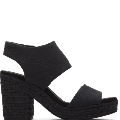 TOMS Sandals|Women's , Majorca Platform Sandal Black Basketweave