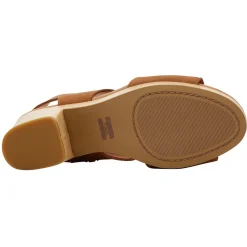 TOMS Pumps & Heels|Women's , Majorca Platform Sandal Tan Leather