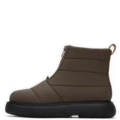 TOMS Boots|Women's , Mallow Puffer Boot Olive