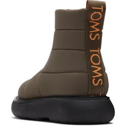 TOMS Boots|Women's , Mallow Puffer Boot Olive